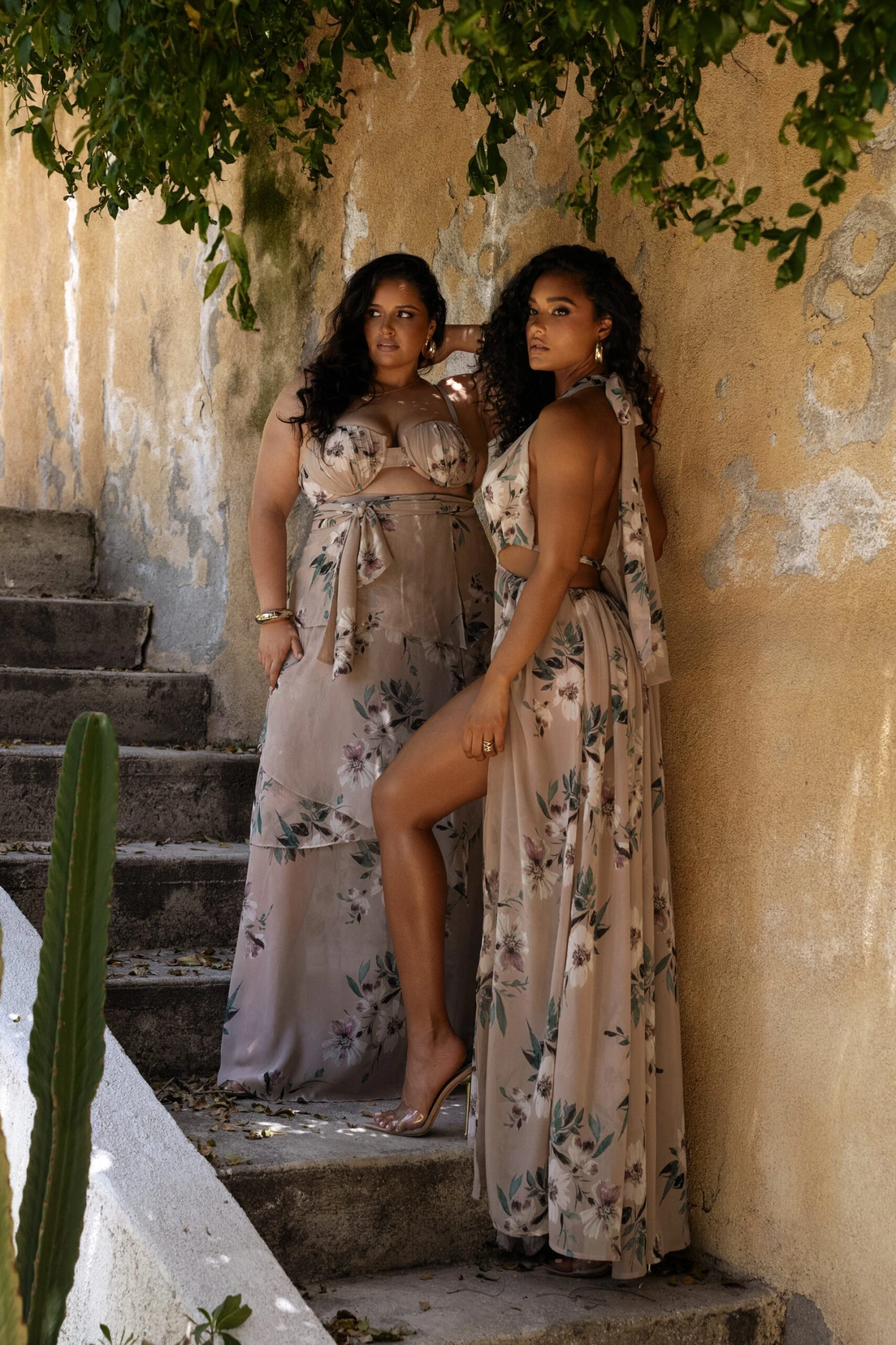 Purple Floral Printed Love Two-Piece Set 9 Purple Floral Printed Love Two-Piece Set - Image 7