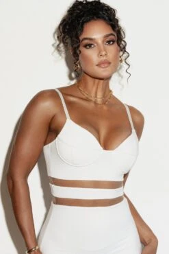 Ivory Alysiha Midi Dress -Jluxlabel Dress Shop FORMATION2022 P1 20