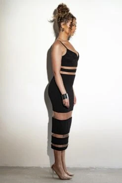 Noir Alysiha Midi Dress 16 Noir Alysiha Midi Dress -Jluxlabel Dress Shop FORMATION2022 P1 22