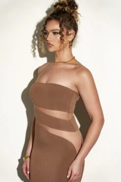 Pecan Unpredictable Midi Dress 33 Pecan Unpredictable Midi Dress -Jluxlabel Dress Shop FORMATION2022 P1 61