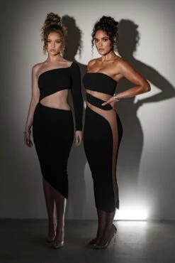 Noir Light Up The Night Dress -Jluxlabel Dress Shop FORMATIONGRID 1