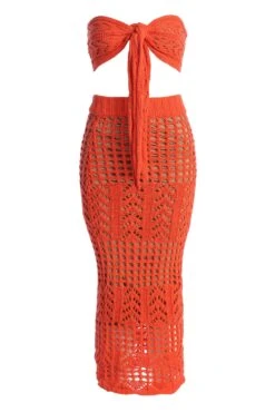 Coral Caribbean Skies Skirt Set -Jluxlabel Dress Shop IMG 0061copy