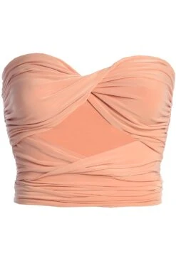 Peach New Heights Top -Jluxlabel Dress Shop IMG 0158copy