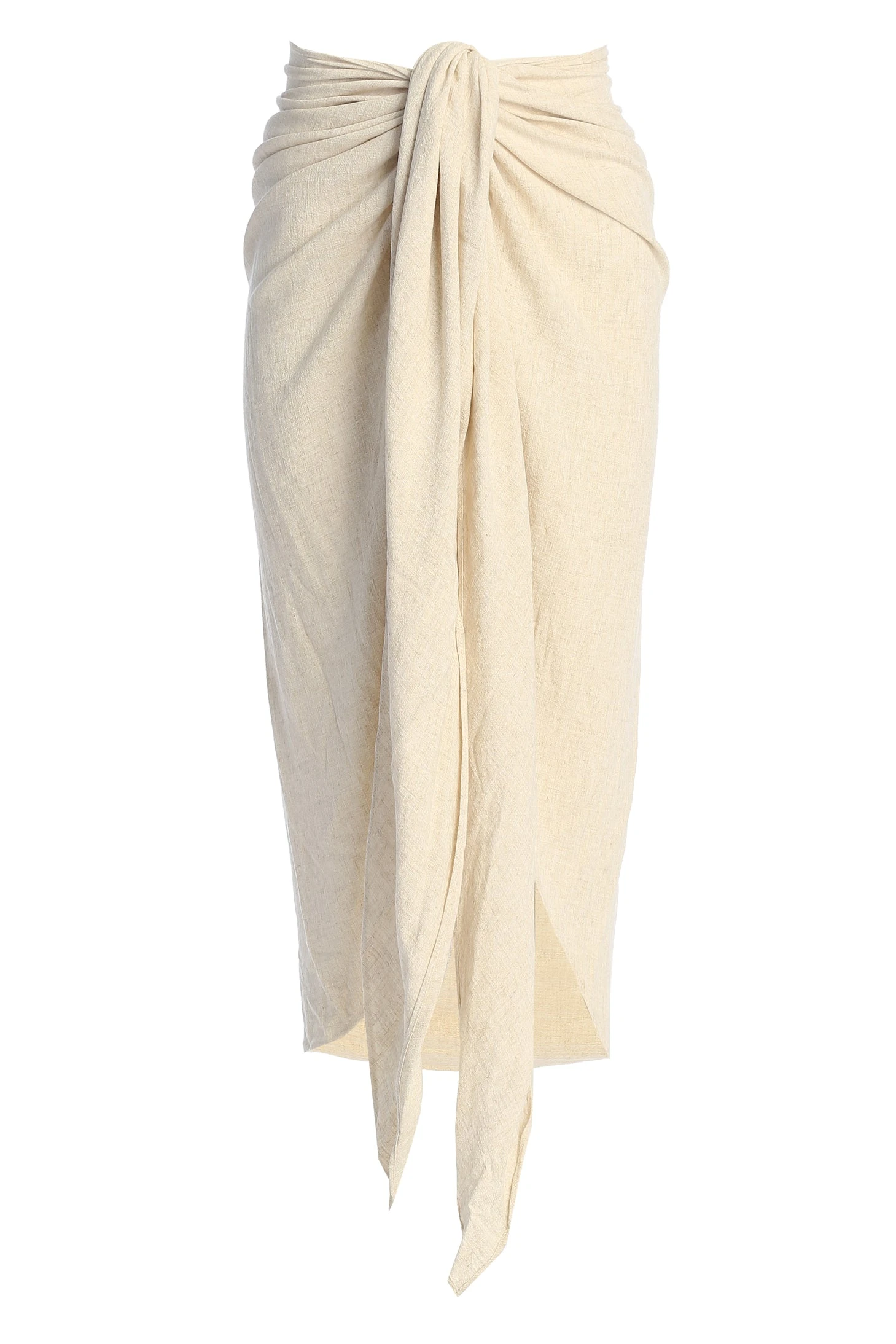Natural Saylor Linen Sarong 4 Natural Saylor Linen Sarong - Image 2