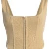 Beige More Than Friends Corset -Jluxlabel Dress Shop IMG 4923copy