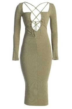 Olive Mesmerize Midi Dress 19 Olive Mesmerize Midi Dress -Jluxlabel Dress Shop IMG 4970copy