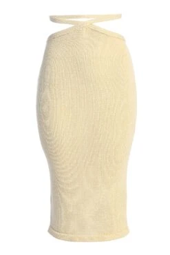 Cream Beatrix Midi Skirt -Jluxlabel Dress Shop IMG 5789copy