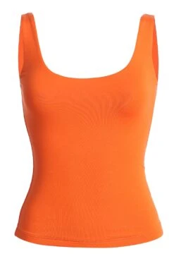 Jluxbasix Tangerine Classic Cut Tank -Jluxlabel Dress Shop IMG 7054copy
