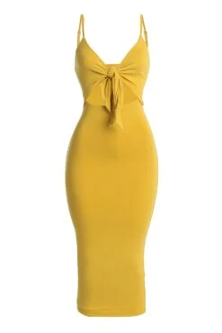 Yellow Soulmate Cut Out Dress -Jluxlabel Dress Shop IMG 7081copy
