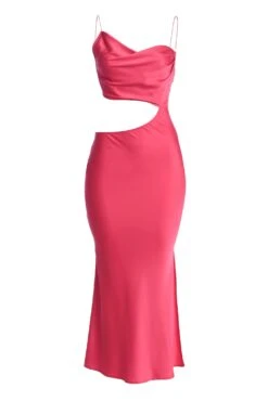 Pink Maurine Cutout Dress -Jluxlabel Dress Shop IMG 7550copy