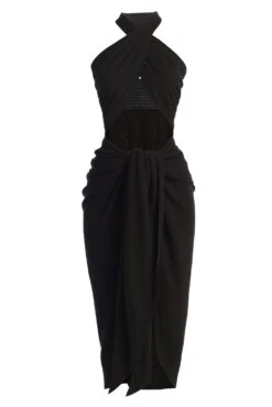 Noir Sahara Dress -Jluxlabel Dress Shop IMG 7585copy