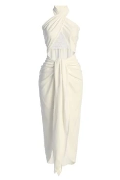 White Sahara Dress -Jluxlabel Dress Shop IMG 7590copy