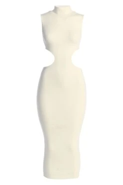 Ivory Til Sunrise Midi Dress -Jluxlabel Dress Shop IMG 7951copy