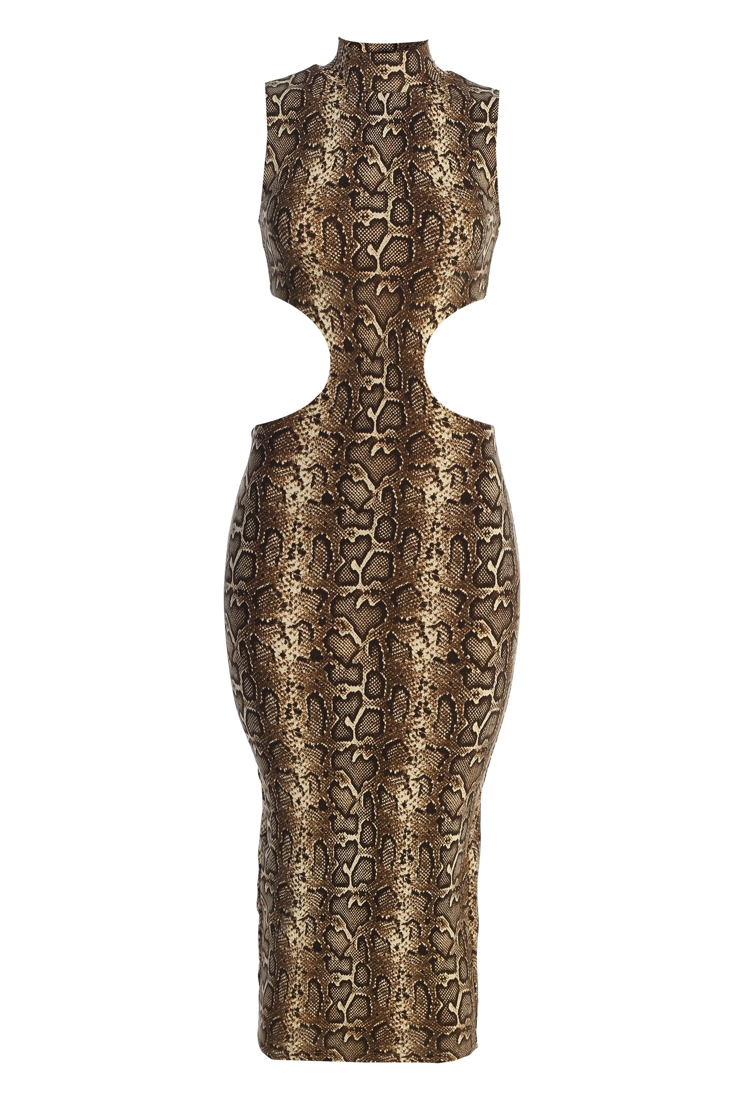 Snakeskin Dynasty Cutout Midi Dress 4 Snakeskin Dynasty Cutout Midi Dress - Image 2