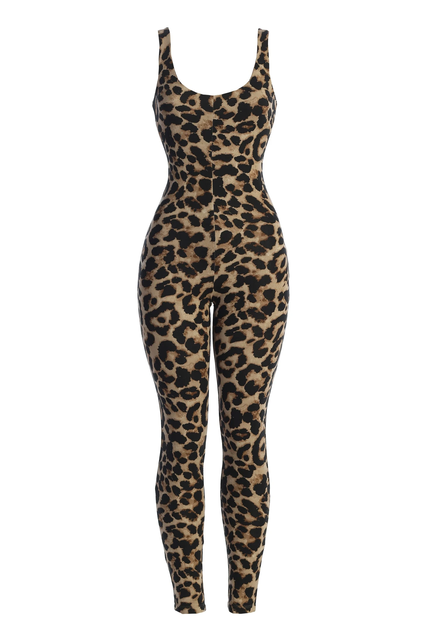 Leopard Wild Ones Tank Jumpsuit 4 Leopard Wild Ones Tank Jumpsuit - Image 2