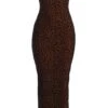 Pecan Leopard Midnight Hour Maxi Dress -Jluxlabel Dress Shop IMG 8765copy