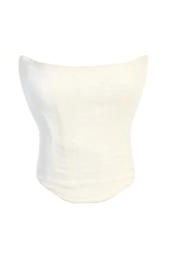 White Fenix Reversible Linen Corset -Jluxlabel Dress Shop IMG 9617
