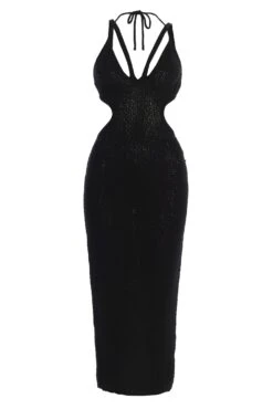 Black Serenity Cutout Midi Dress 13 Black Serenity Cutout Midi Dress -Jluxlabel Dress Shop IMG 9725copy
