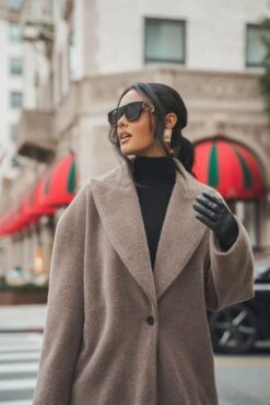 Acorn Chelsie Longline Coat -Jluxlabel Dress Shop ITSALIFESTYLE2022 49