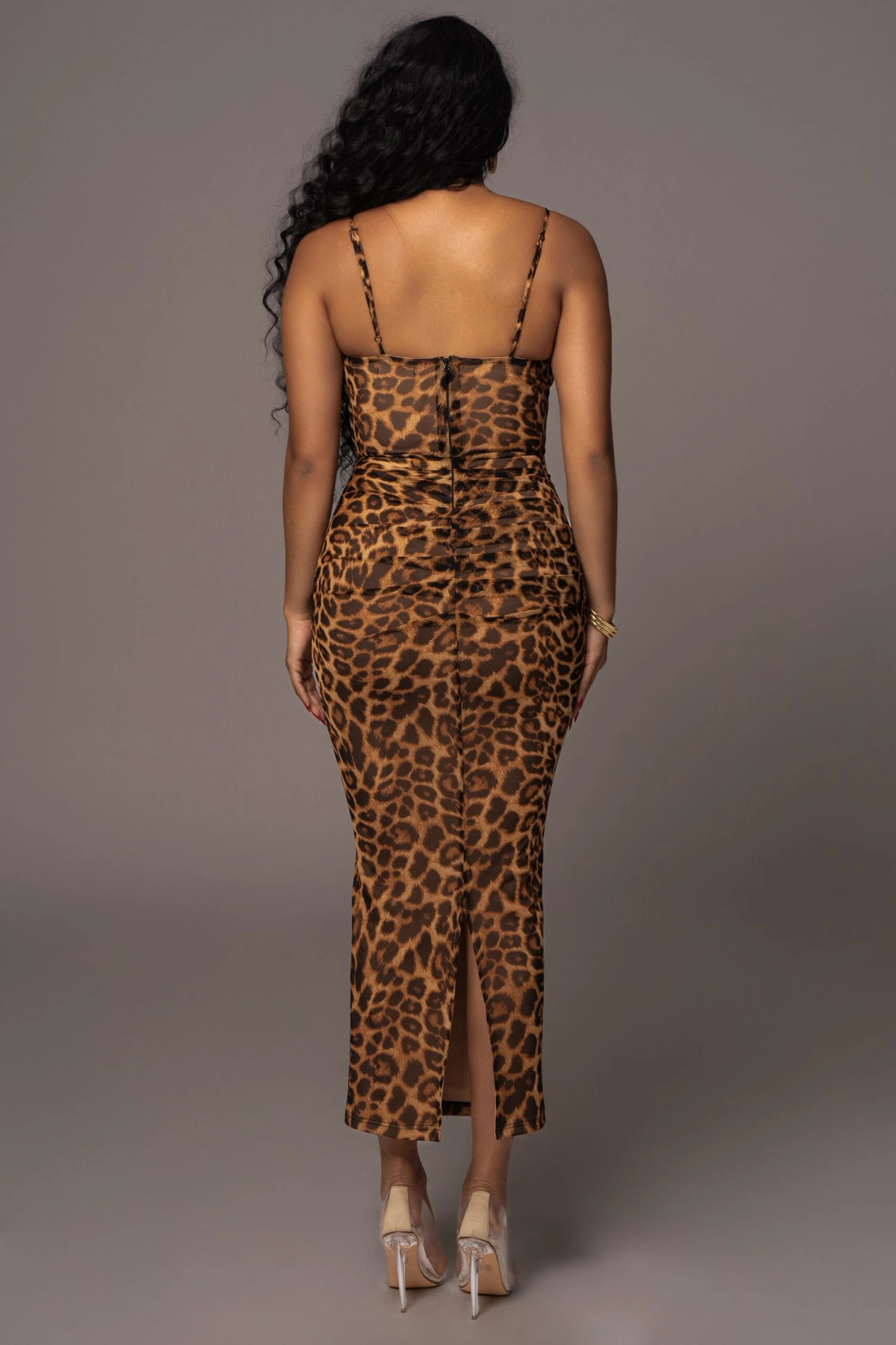 Leopard Make An Entrance Cowl Neck Dress 15 Leopard Make An Entrance Cowl Neck Dress - Image 13