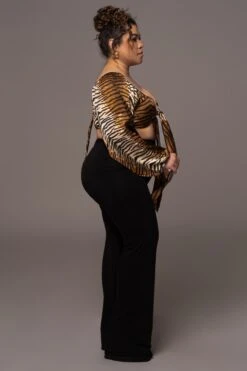 Tiger Behati Front Tie Top -Jluxlabel Dress Shop JLUXWOMAN2023 61