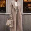 Sand Chelsie Longline Coat -Jluxlabel Dress Shop LIFESTYLE JAN22023 34copy