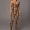Snakeskin Wild Ones Tank Jumpsuit