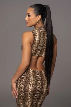 Snakeskin Dynasty Cutout Midi Dress 16 Snakeskin Dynasty Cutout Midi Dress -Jluxlabel Dress Shop PRODUCT APR112023 129
