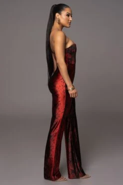 Red Stay The Night Corset -Jluxlabel Dress Shop PRODUCT APR112023 52