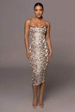 Cobra Print Valerie Dress -Jluxlabel Dress Shop PRODUCT APR152022 18