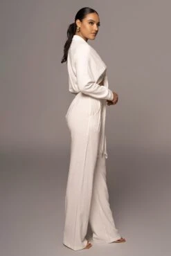 Ivory Soho Front Tied Woven Top -Jluxlabel Dress Shop PRODUCT APR152022 186