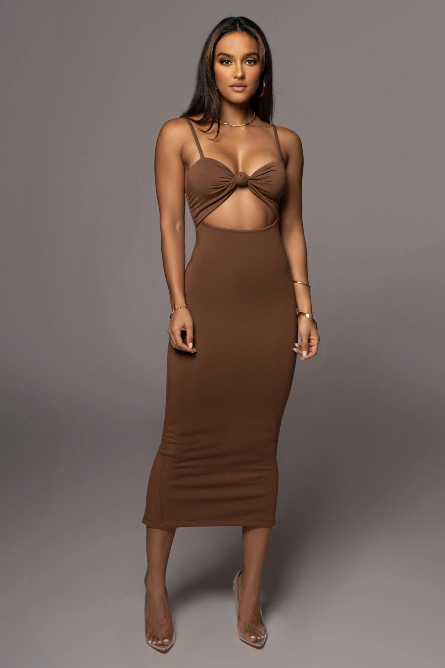 Chocolate Midnight Memories Midi Dress 4 Chocolate Midnight Memories Midi Dress - Image 2