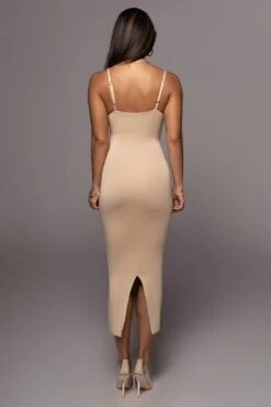 Beige Midnight Memories Midi Dress -Jluxlabel Dress Shop PRODUCT AUG102022 196