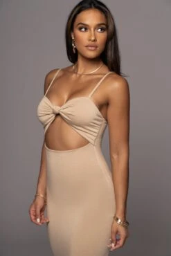 Beige Midnight Memories Midi Dress -Jluxlabel Dress Shop PRODUCT AUG102022 197