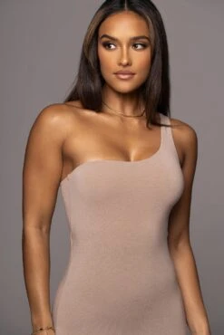 Beige Zuzanna Cutout Dress -Jluxlabel Dress Shop PRODUCT AUG102022 33