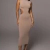 Beige Til Sunrise Midi Dress -Jluxlabel Dress Shop PRODUCT AUG102022 84