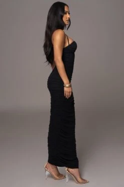 Black Elite Mesh Maxi Dress 18 Black Elite Mesh Maxi Dress -Jluxlabel Dress Shop PRODUCT AUG152023 ASAP 4