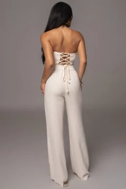 Beige Thea Linen Pants -Jluxlabel Dress Shop PRODUCT AUG152023 AUGDROP2 29