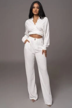 Ivory Thea Linen Pants -Jluxlabel Dress Shop PRODUCT AUG152023 AUGDROP2 35