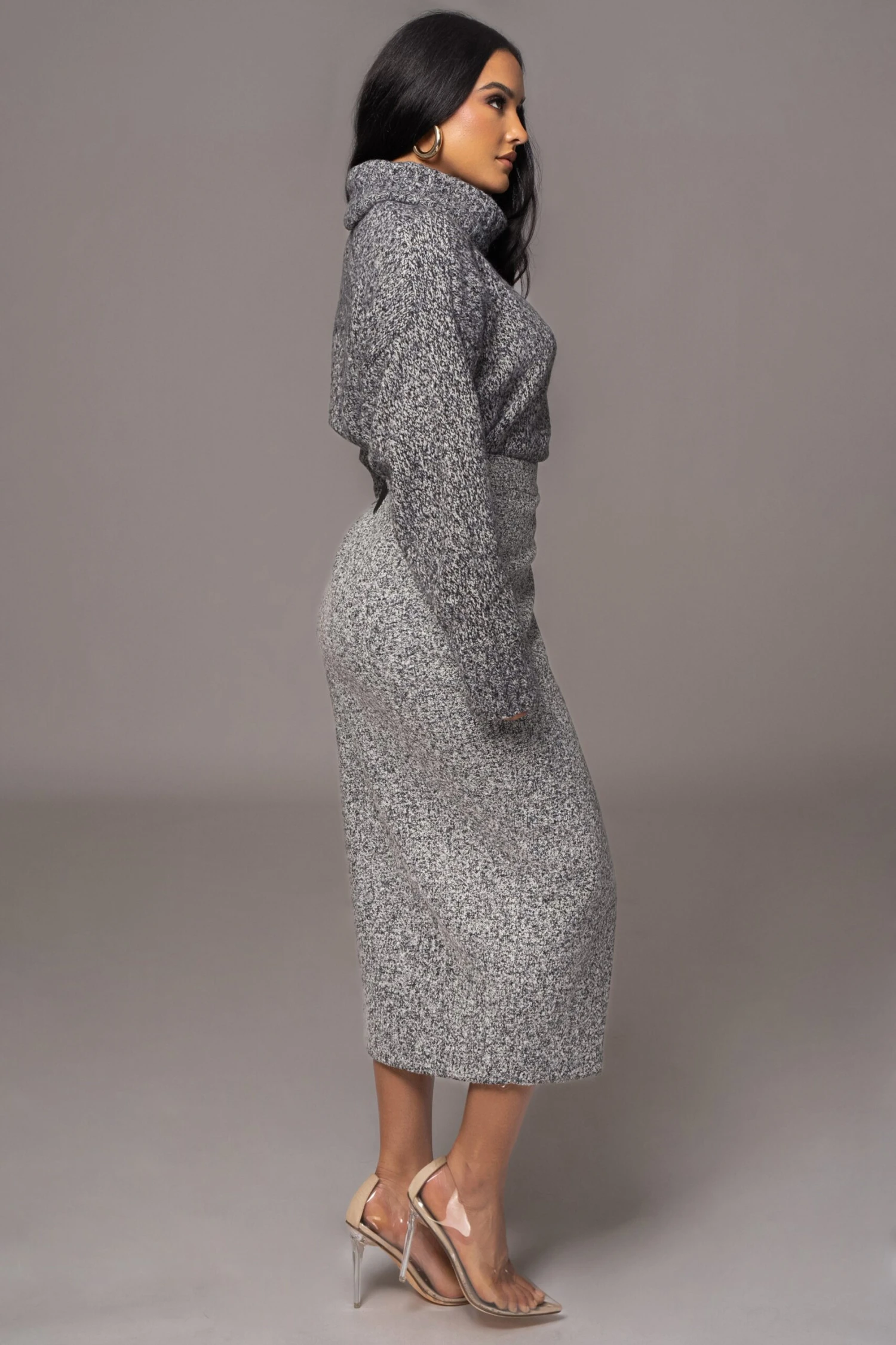 Grey Beginnings Sweater KnitTurtleneck 10 Grey Beginnings Sweater KnitTurtleneck - Image 8