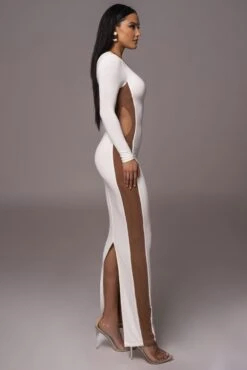 Ivory Break Away Maxi Dress -Jluxlabel Dress Shop PRODUCT AUG72023 ASAP 32