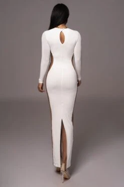 Ivory Break Away Maxi Dress -Jluxlabel Dress Shop PRODUCT AUG72023 ASAP 35