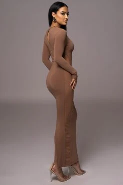 Pecan Break Away Maxi Dress -Jluxlabel Dress Shop PRODUCT AUG72023 ASAP 47