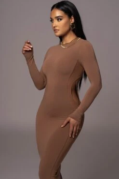 Pecan Break Away Maxi Dress -Jluxlabel Dress Shop PRODUCT AUG72023 ASAP 51