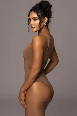 Pecan Brianne Cutout Bodysuit -Jluxlabel Dress Shop PRODUCT DEC12022 ASAP 28