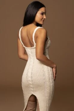 Ivory Daria Sweater Knit Dress 21 Ivory Daria Sweater Knit Dress -Jluxlabel Dress Shop PRODUCT DEC122022 WINTER 141