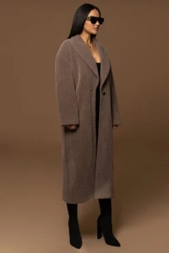 Acorn Chelsie Longline Coat -Jluxlabel Dress Shop PRODUCT DEC122022 WINTER 201