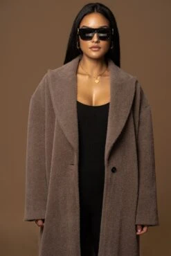 Acorn Chelsie Longline Coat -Jluxlabel Dress Shop PRODUCT DEC122022 WINTER 210