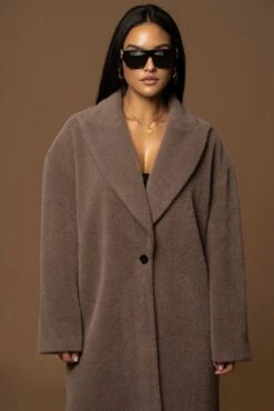 Acorn Chelsie Longline Coat -Jluxlabel Dress Shop PRODUCT DEC122022 WINTER 212