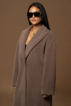 Acorn Chelsie Longline Coat -Jluxlabel Dress Shop PRODUCT DEC122022 WINTER 213
